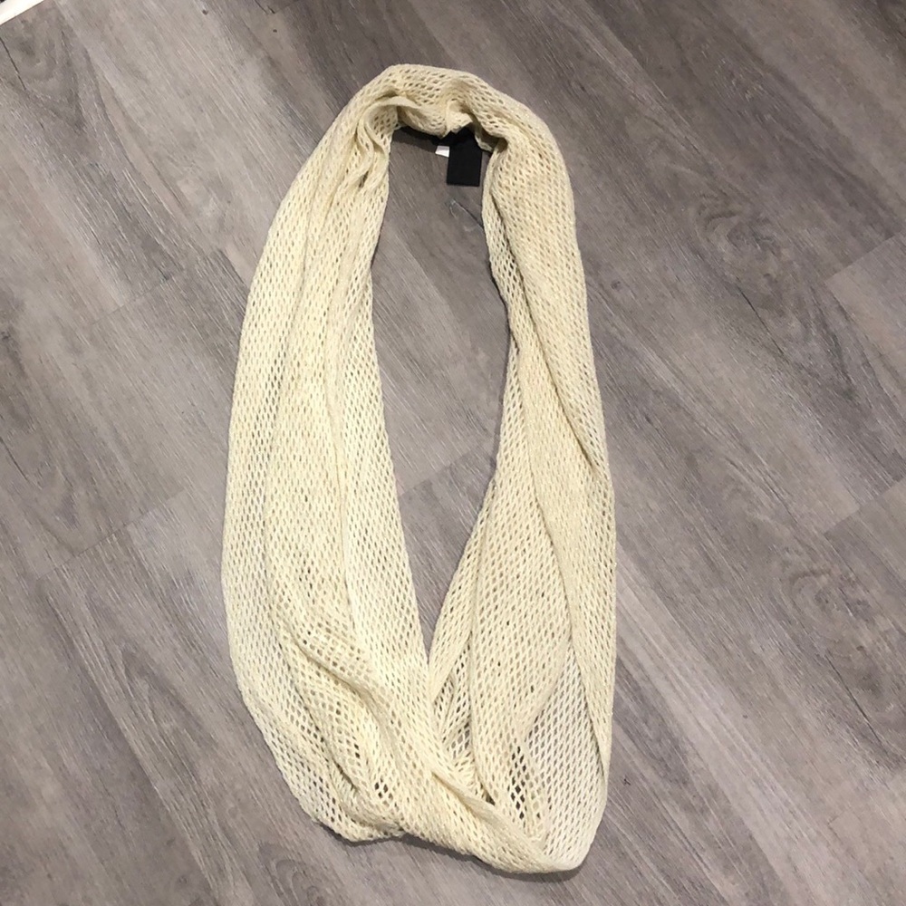 Cream infinity scarf